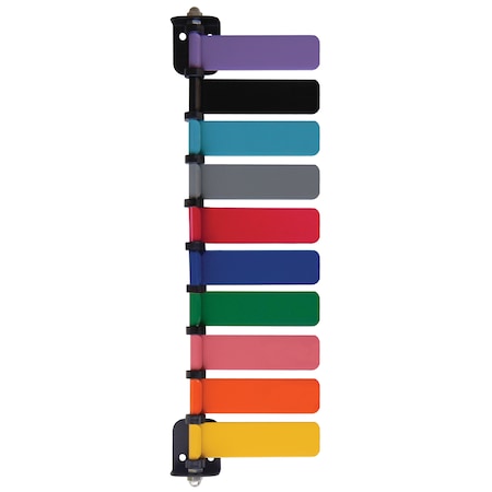 Omnimed Room ID Flag System, 4" Std 10 Color Set (Quickly & Clearly Alert Staf 291840